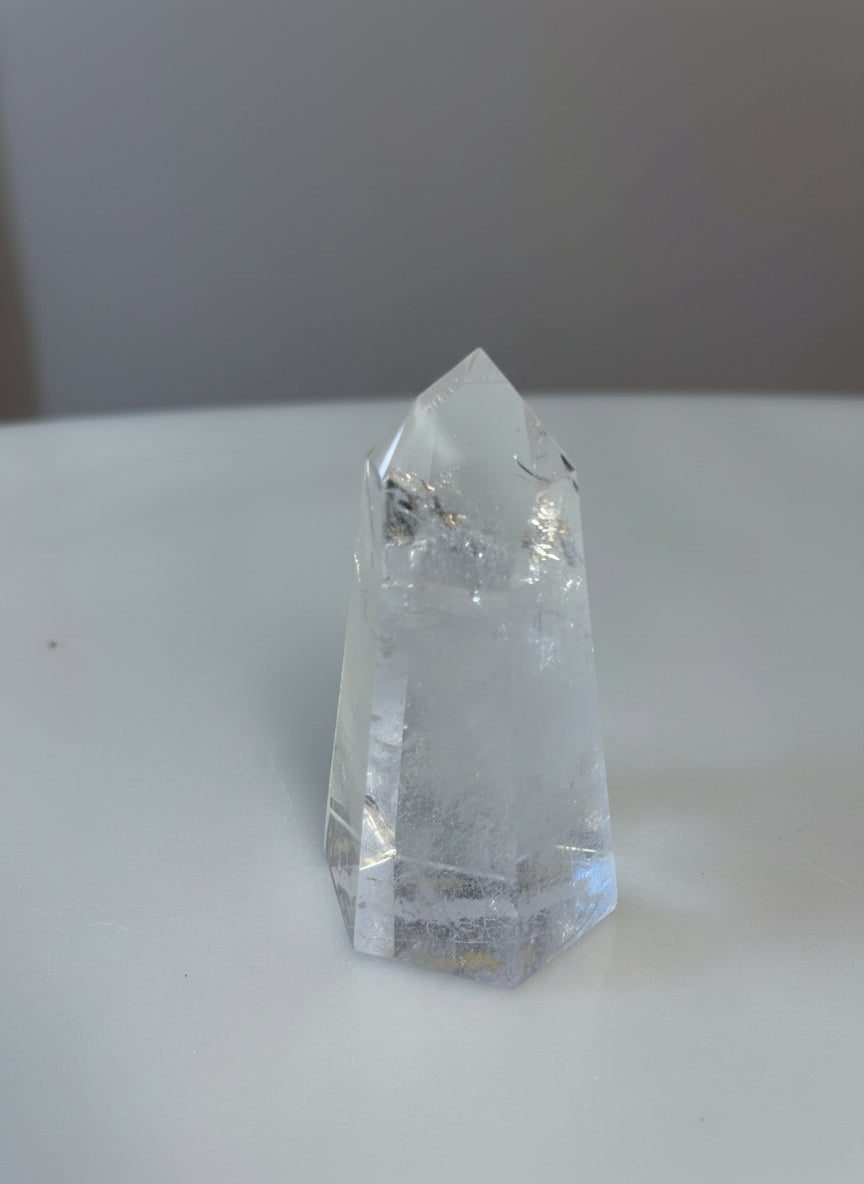 COLEÇÃO DE PONTAS DE QUARTZO TRANSPARENTE - CRISTAL MESTRE