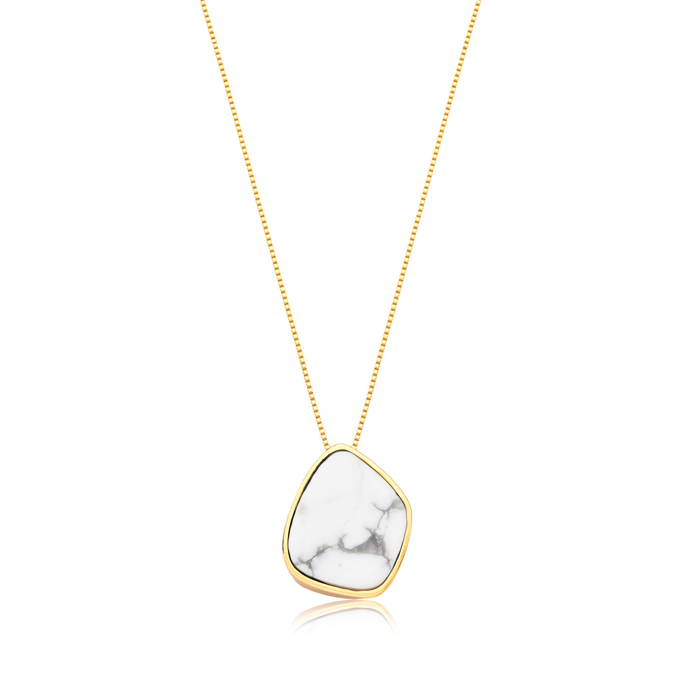 HOWLITE NECKLACE