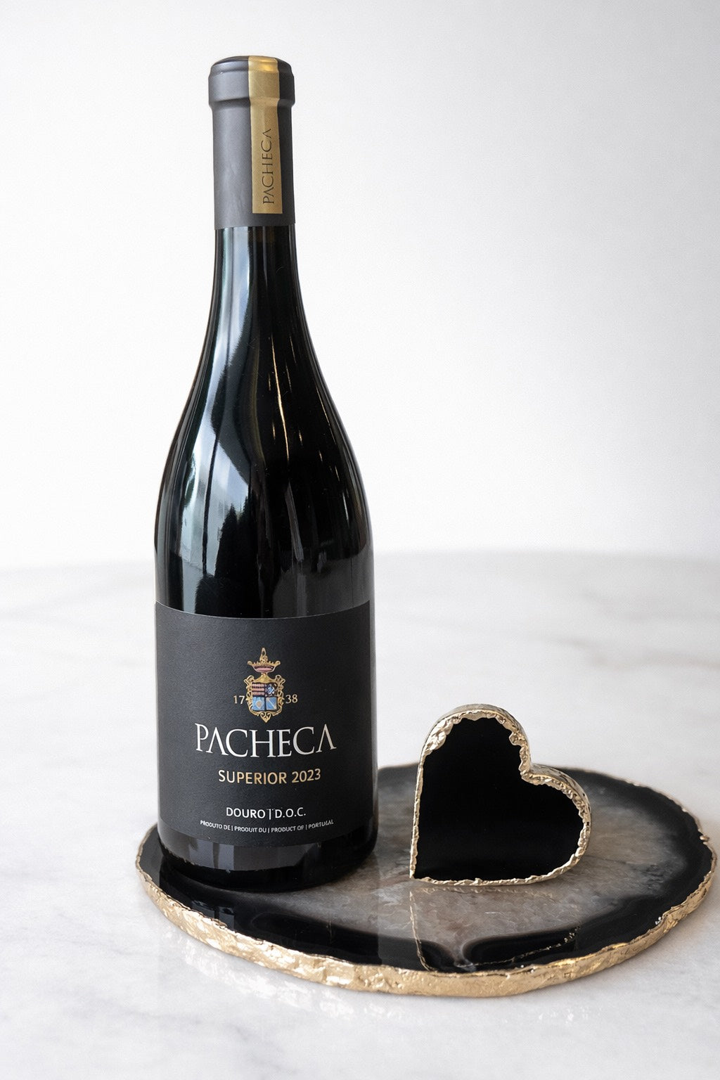 CONJUNTO BANDEJA + STOPPER DE VINHO