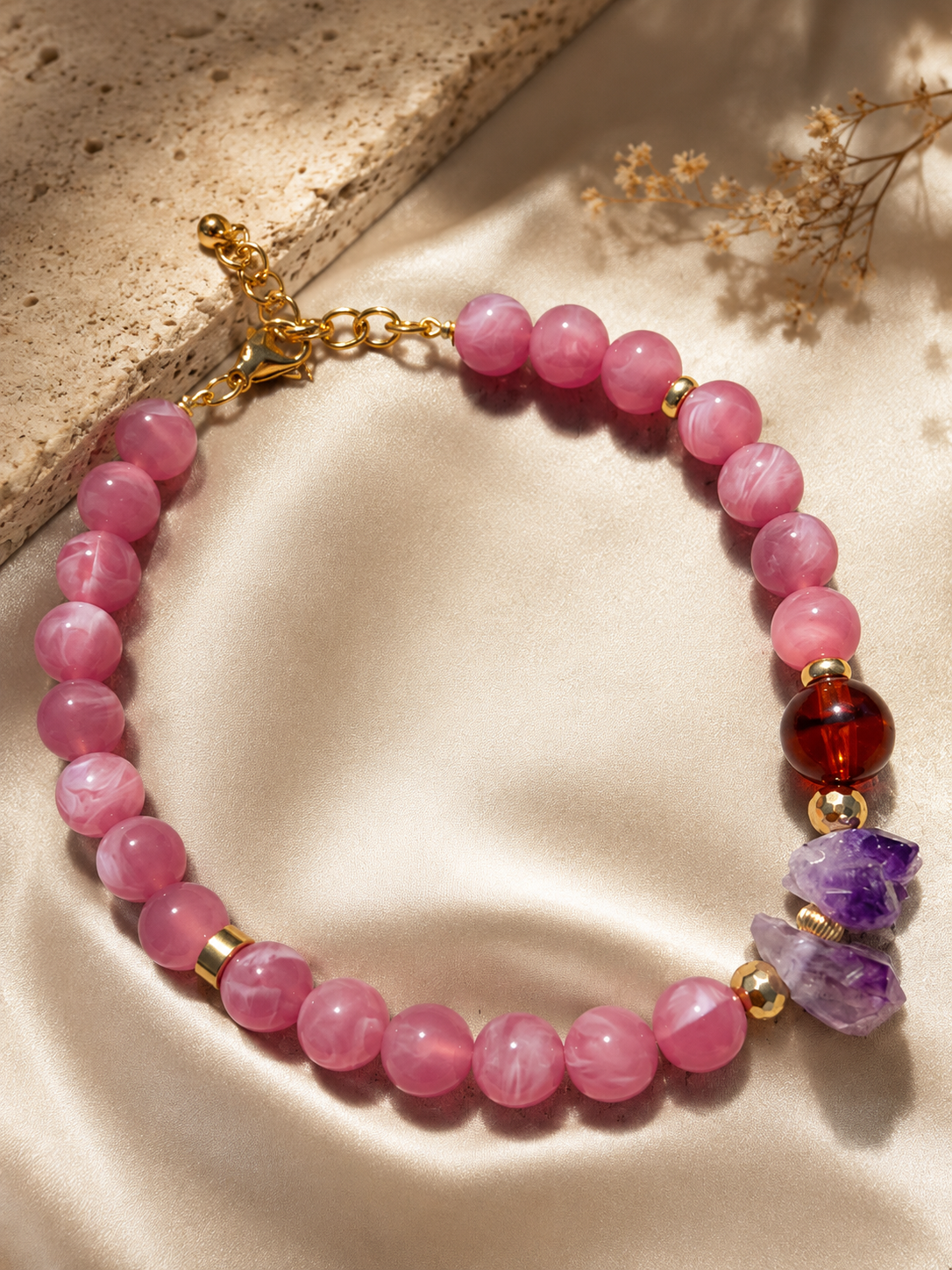 COLAR AURA ROSA