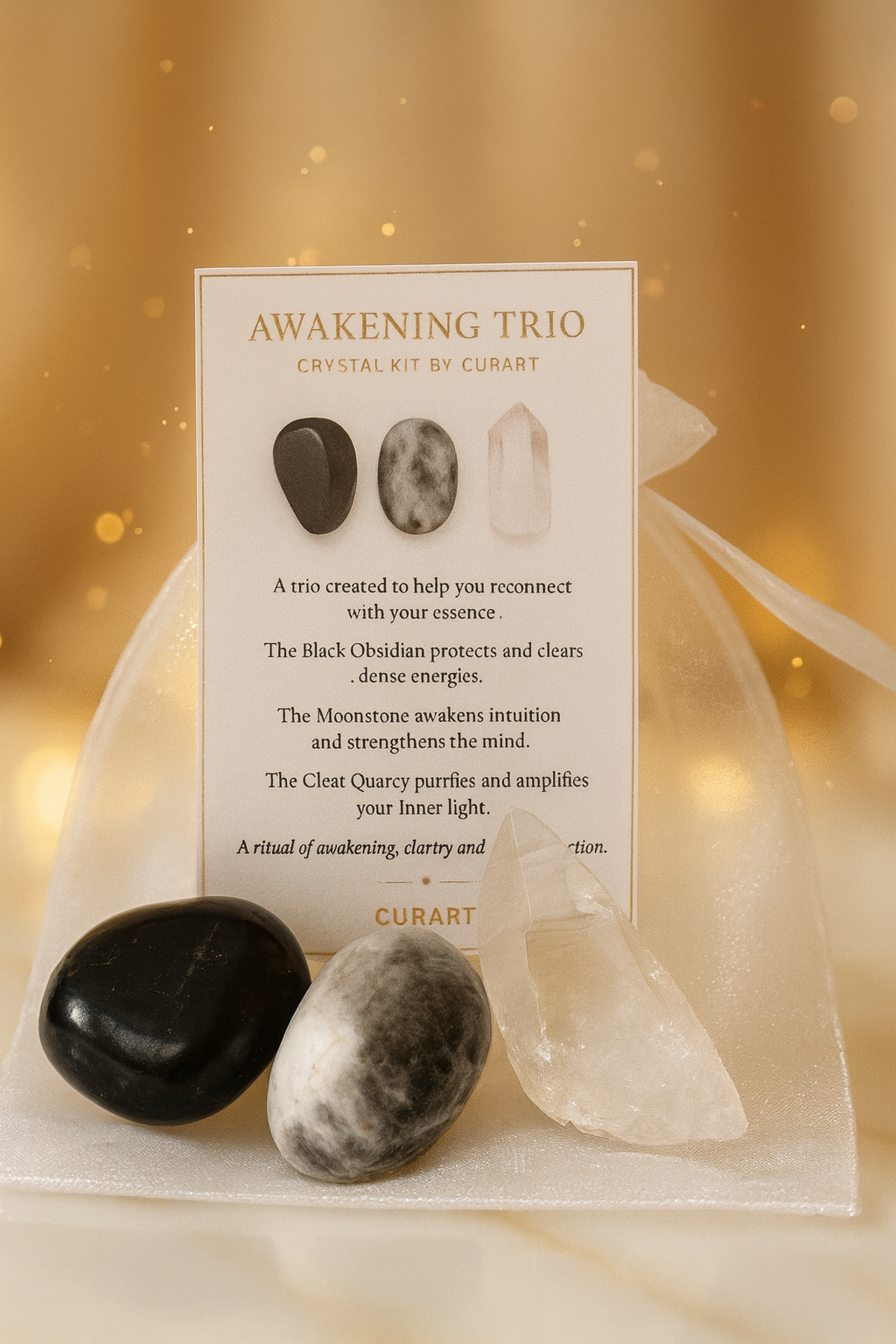 TRIO DE CRISTAIS DO DESPERTAR