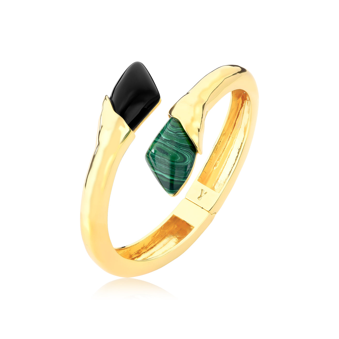 OBSIDIAN & MALACHITE BRACELET