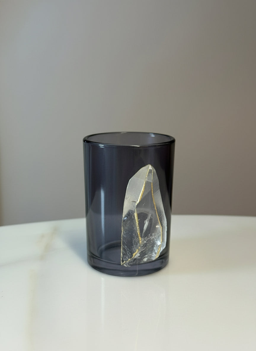 CONJUNTO LUXO CRISTALINO - CRISTAL LEMURIANO