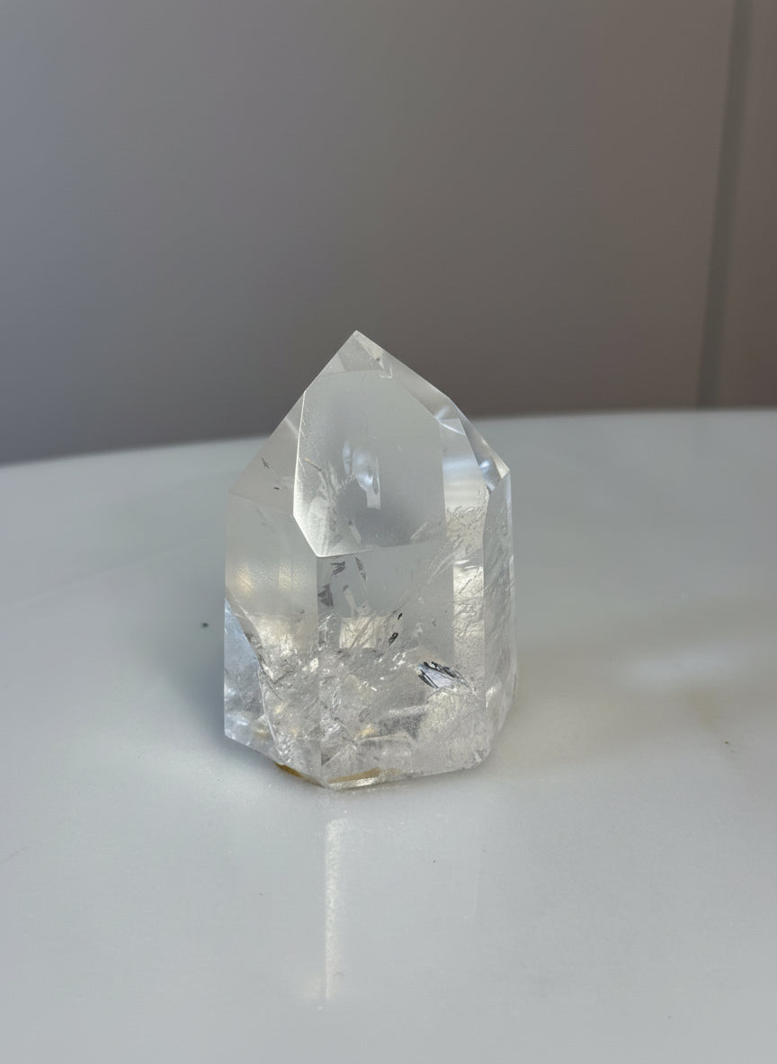 COLEÇÃO DE PONTAS DE QUARTZO TRANSPARENTE - CRISTAL MESTRE