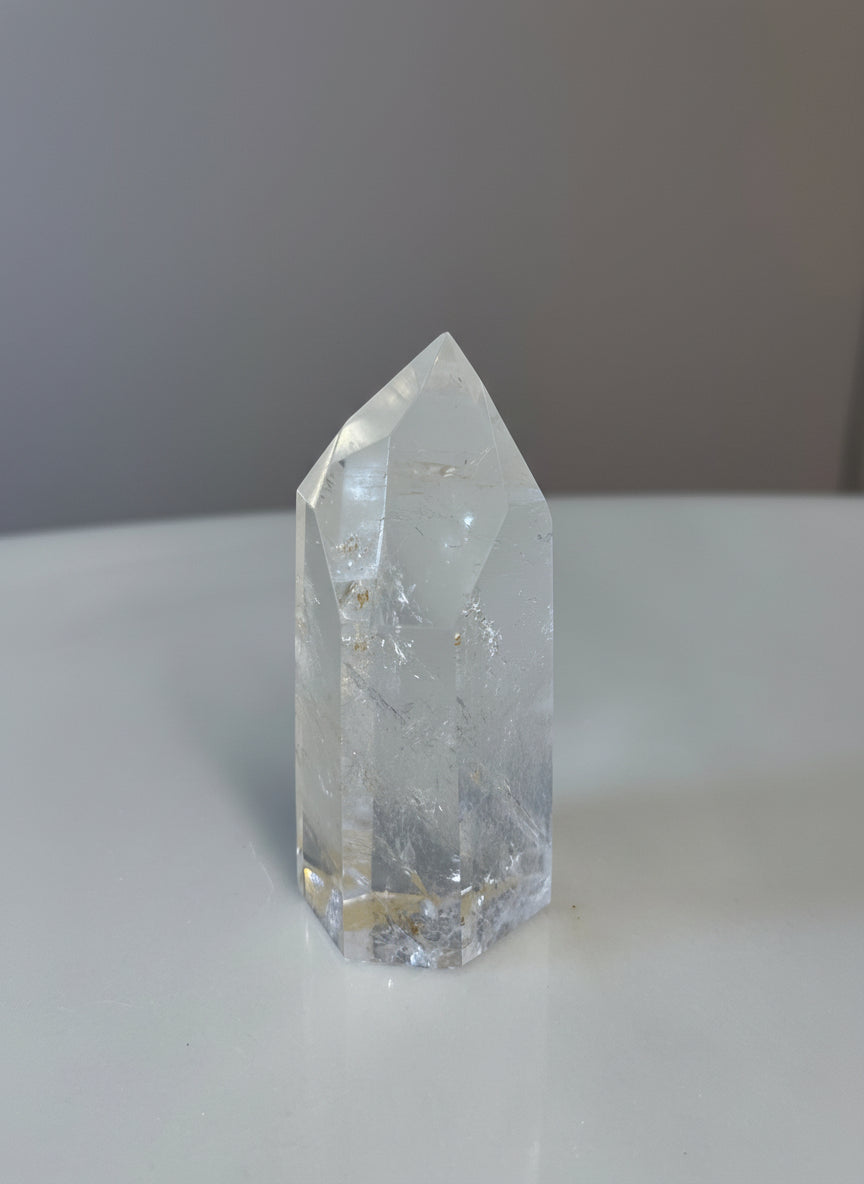 COLEÇÃO DE PONTAS DE QUARTZO TRANSPARENTE - CRISTAL MESTRE