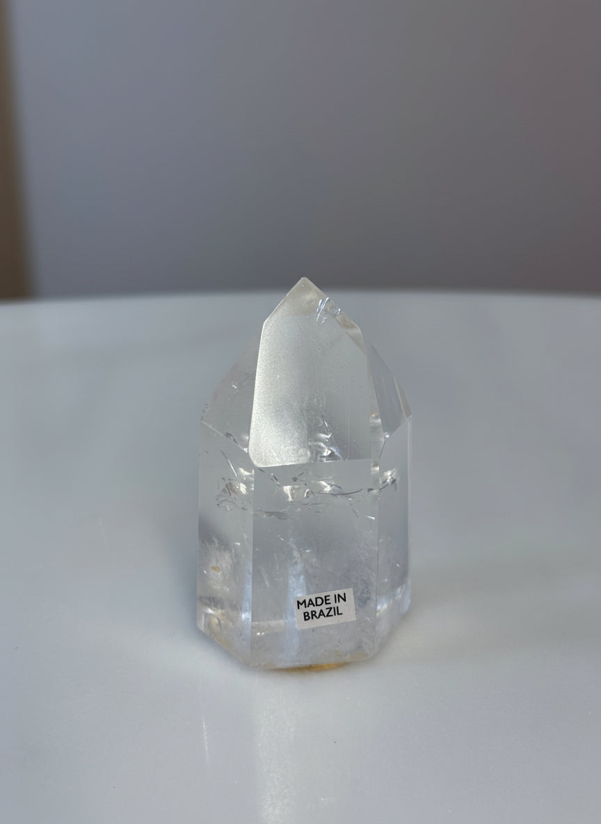 COLEÇÃO DE PONTAS DE QUARTZO TRANSPARENTE - CRISTAL MESTRE