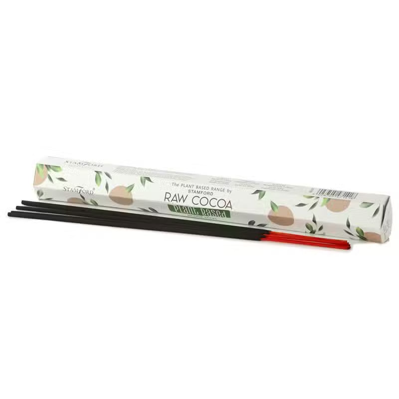 INCENSO VEGETAL DE CACAU CRU COM AROMA QUENTE E ENVOLVENTE