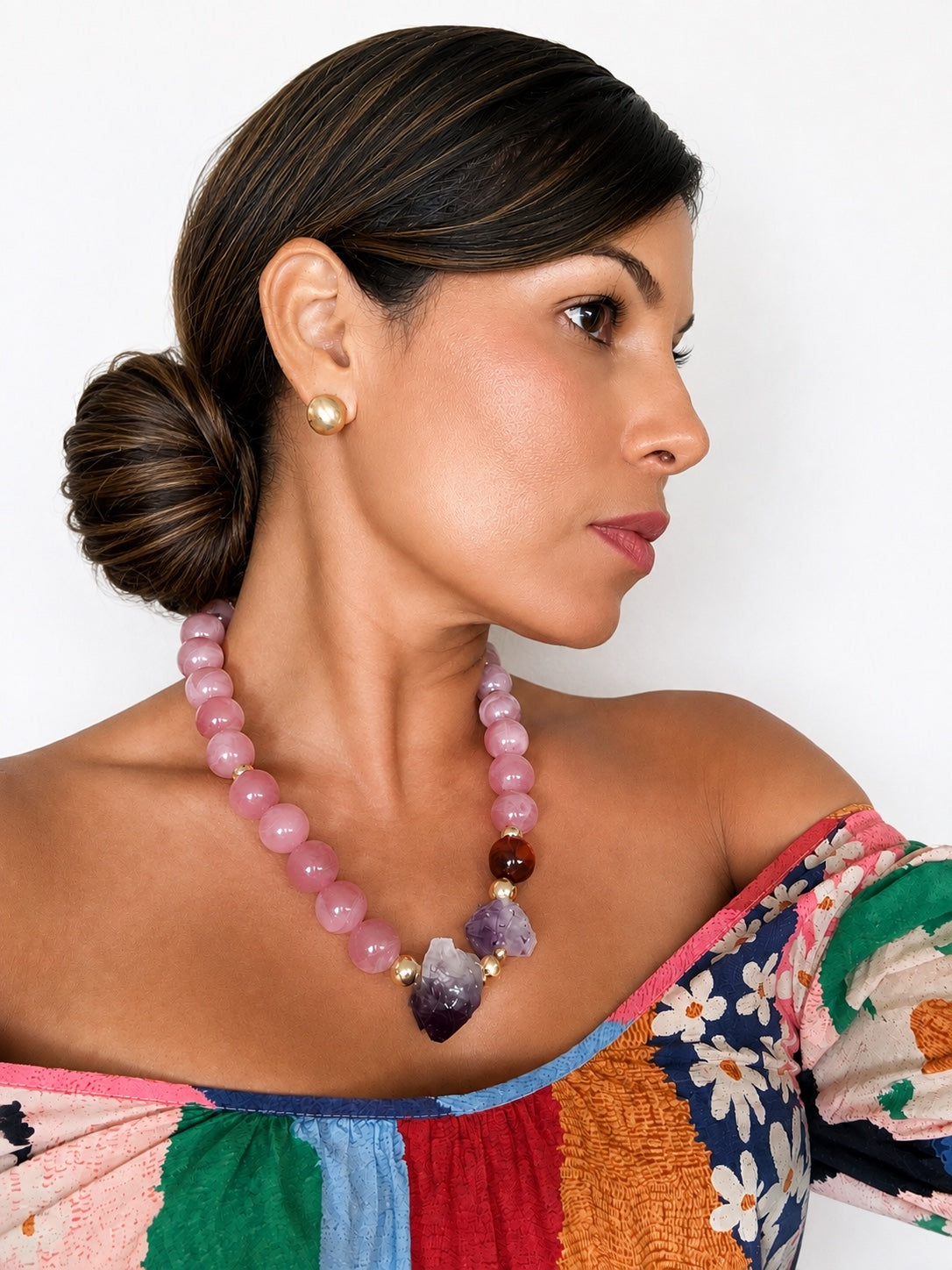 COLAR AURA ROSA