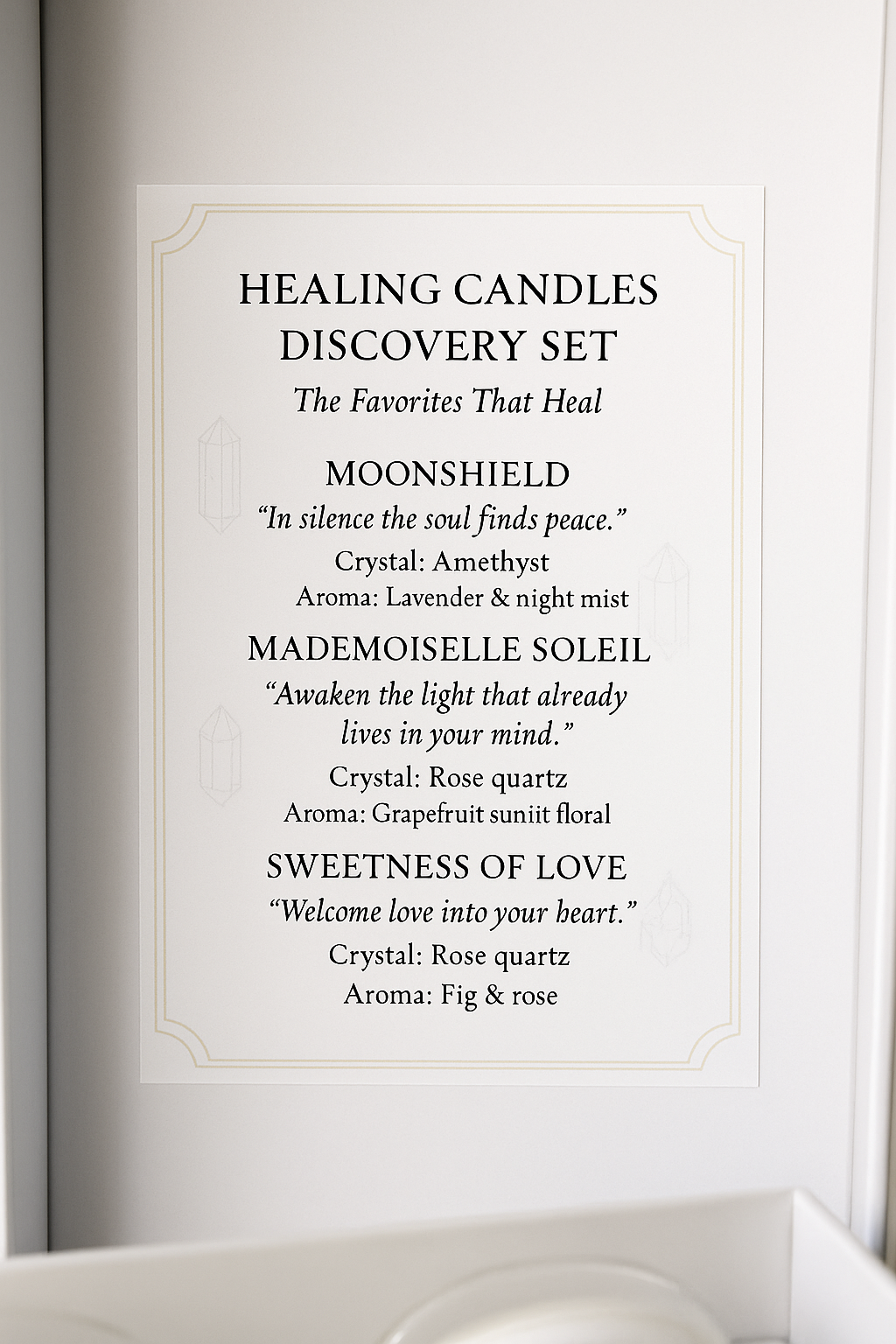 TRIO DE VELAS CURATIVAS
