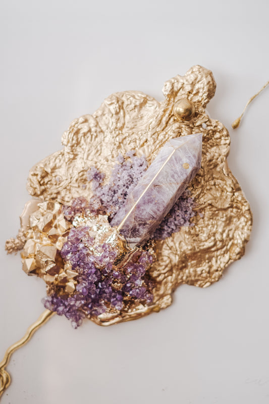 QUADRO MANTO DE LUZ VIOLETA✨