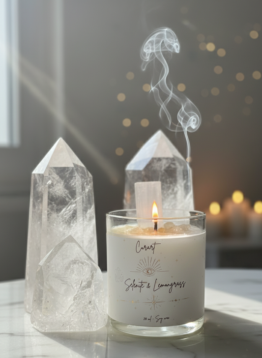 VELA COM BARRA DE SELENITA