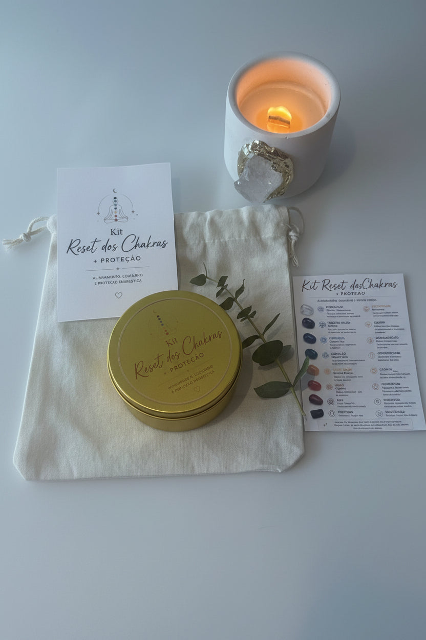 KIT RESET DOS CHAKRAS+PROTEÇÃO