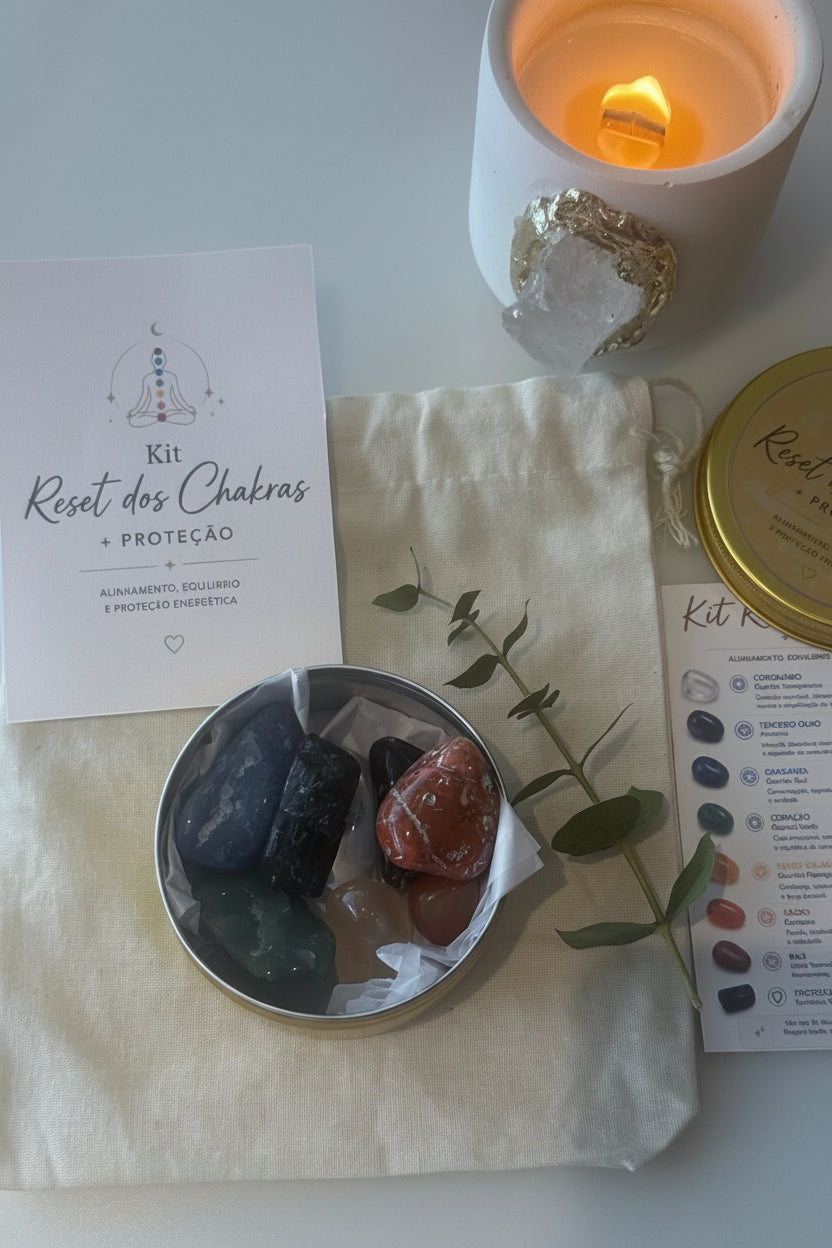 KIT RESET DOS CHAKRAS+PROTEÇÃO