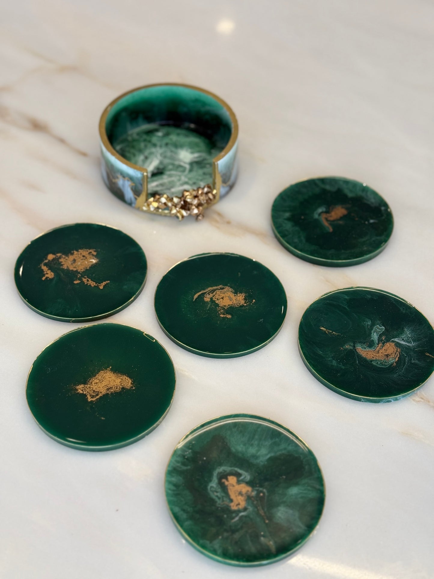 CONJUNTO PORTA COPOS VERDE