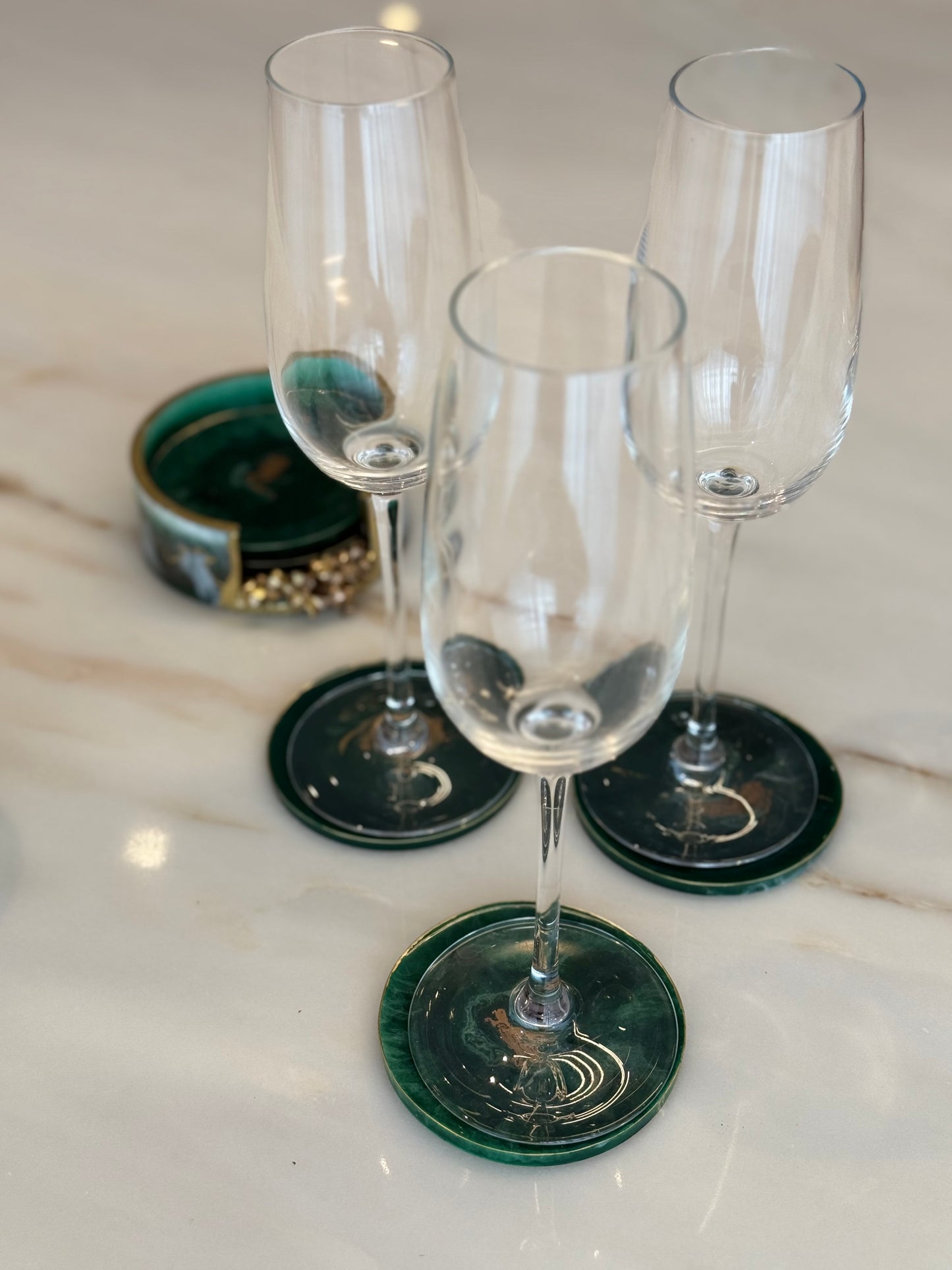 CONJUNTO PORTA COPOS VERDE