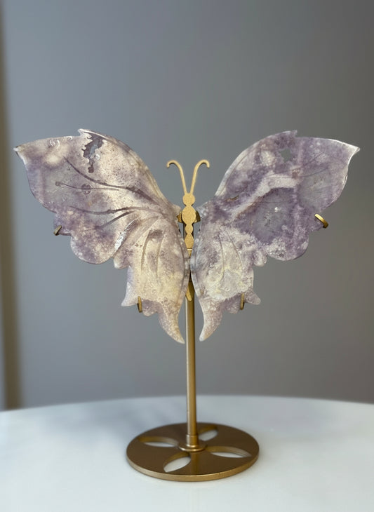 BORBOLETA DE AMETISTA LAVANDA